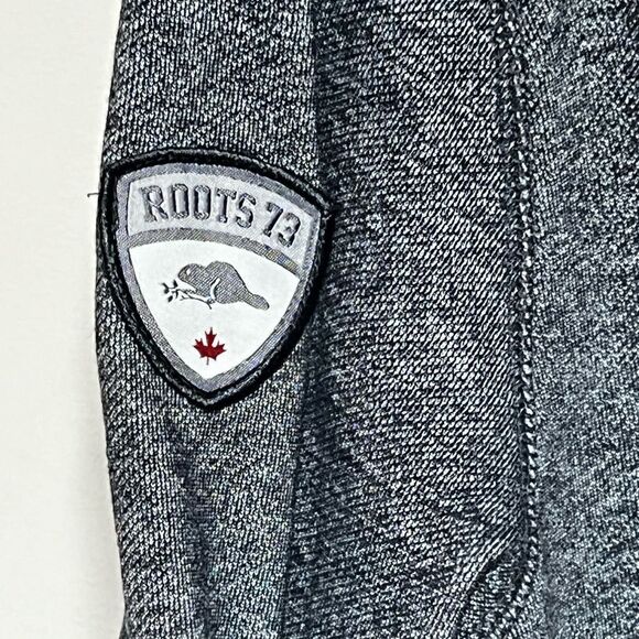 NWT Roots 73  Pinehurst Charcoal Fleece Zip Jacket Sz L - Picture 5 of 8